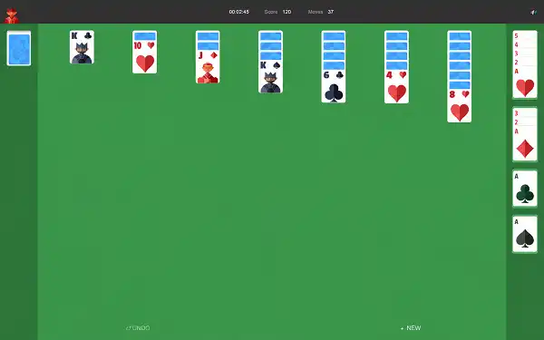 Doodle Solitaire - Play Google Doodle Game Google-Solitaire-foundation-piles-being-built-—-Ace-to-King-in-each-suit