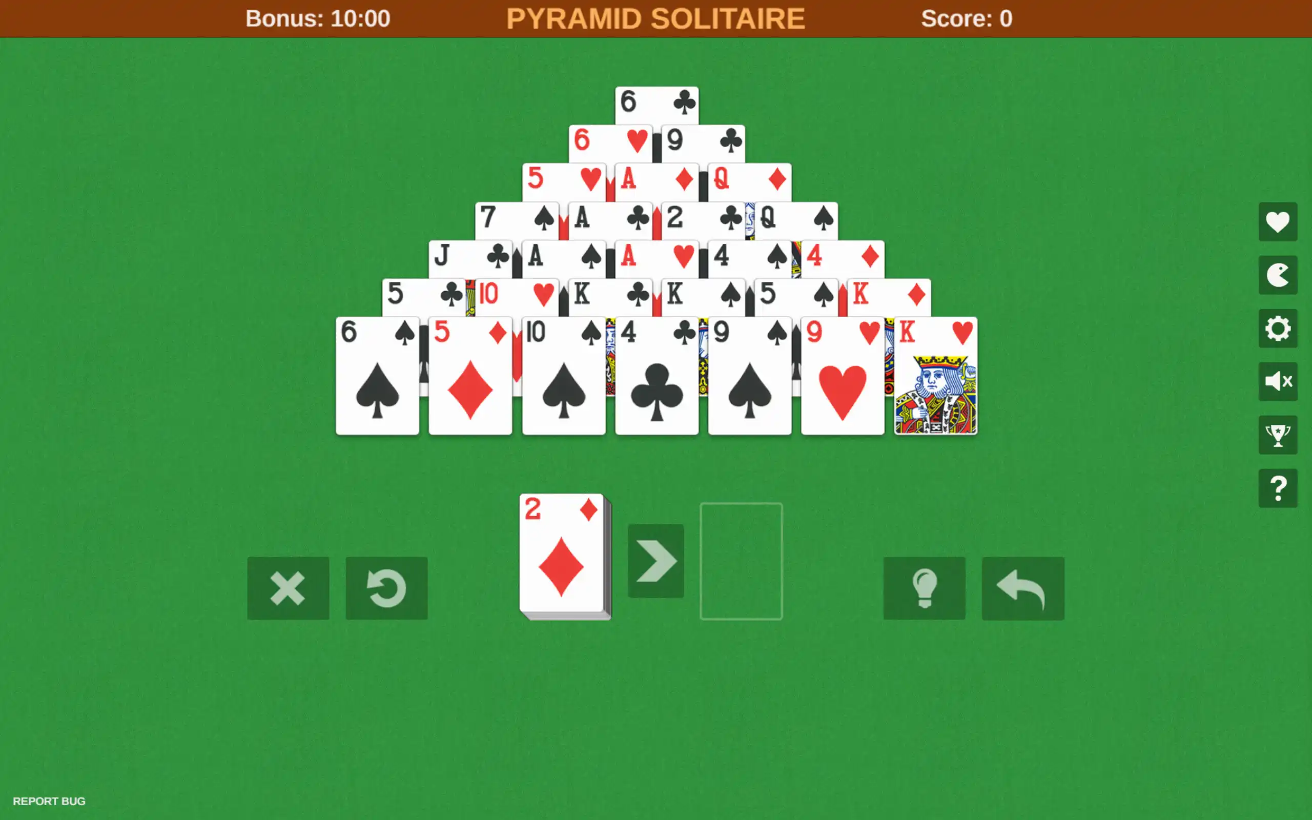 Pyramid Solitaire - Free Card Game Online