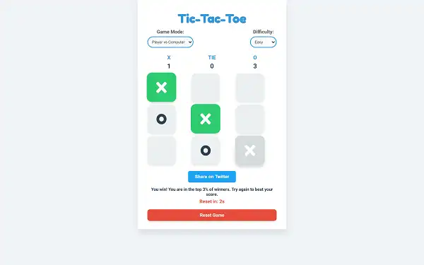 Google Tic-Tac-Toe - Play Doodle Game Online A winning three-in-a-row line highlighted in Tic-Tac-Toe
